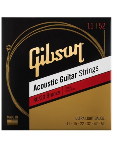 Gibson 80/20 Bronze (11-52)...