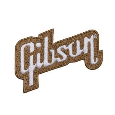 Gibson Logo Patch Gold Parche